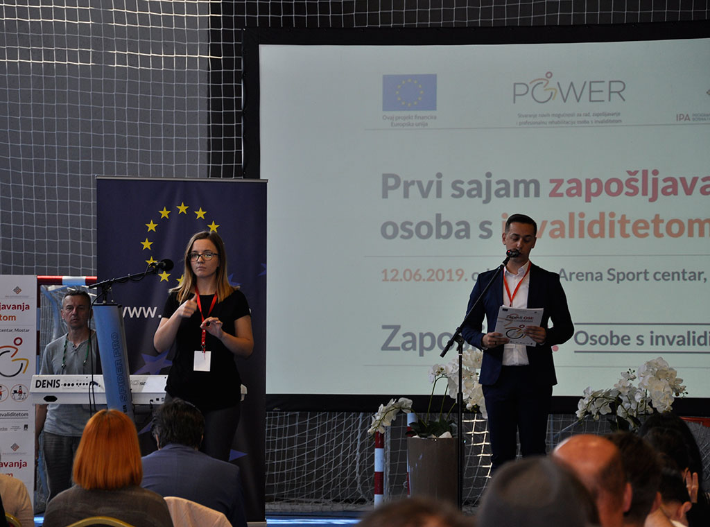 FOTO: Prvi sajam zapošljavanja osoba s invaliditetom u BiH održan u Mostaru