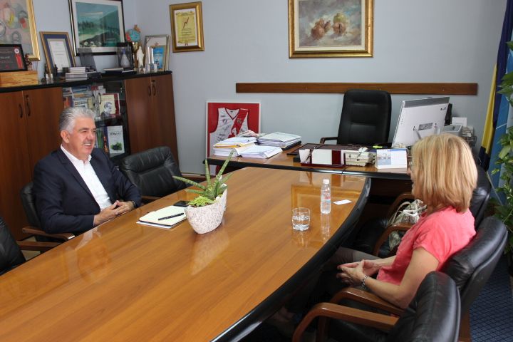 Predsjednik Herceg s austrijskom veleposlanicom