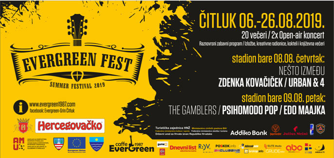 Evergreen Fest 2019: U Čitluk stiže prava rock galama