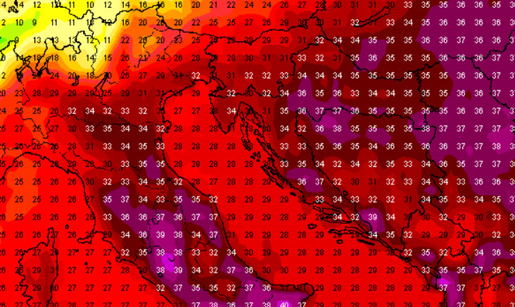 Oprez! Stigao je toplinski val, temperature zraka do 40°C!