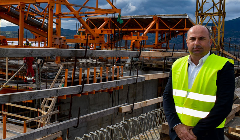 Federalni dužnosnici na gradilištu autoceste u Hercegovini