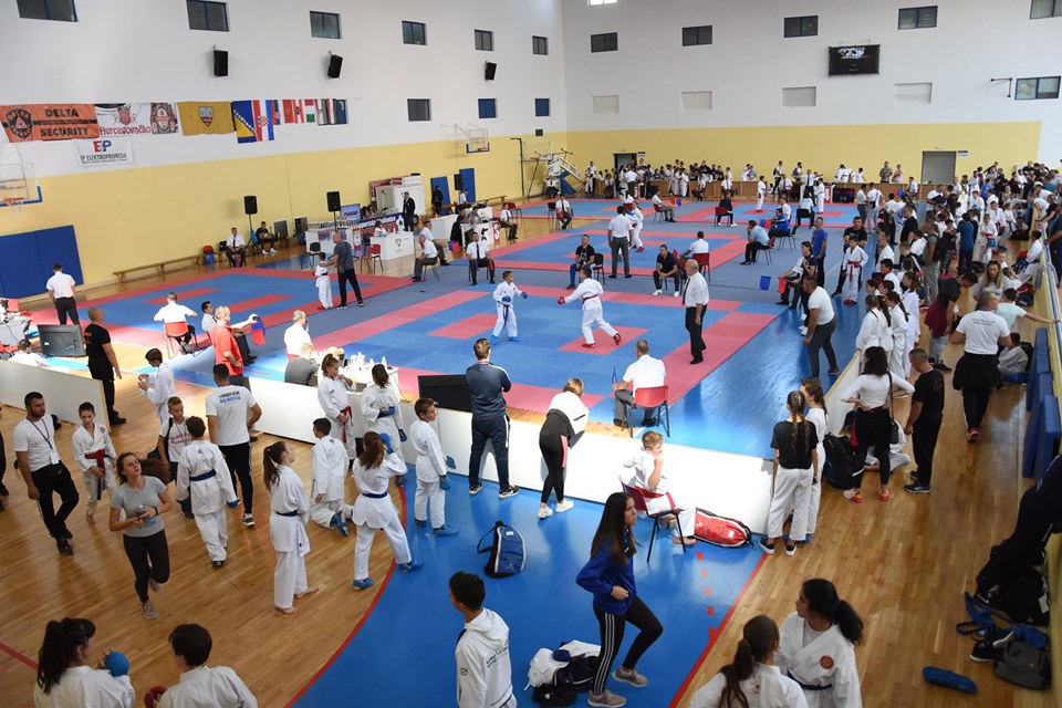 Natjecatelji iz šest država nastupili na međunarodnom karate turniru „DBG Open 2019.“