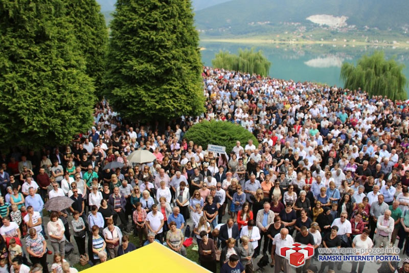 RAMA: Tisuće vjernika na proslavi Male Gospe na Šćitu