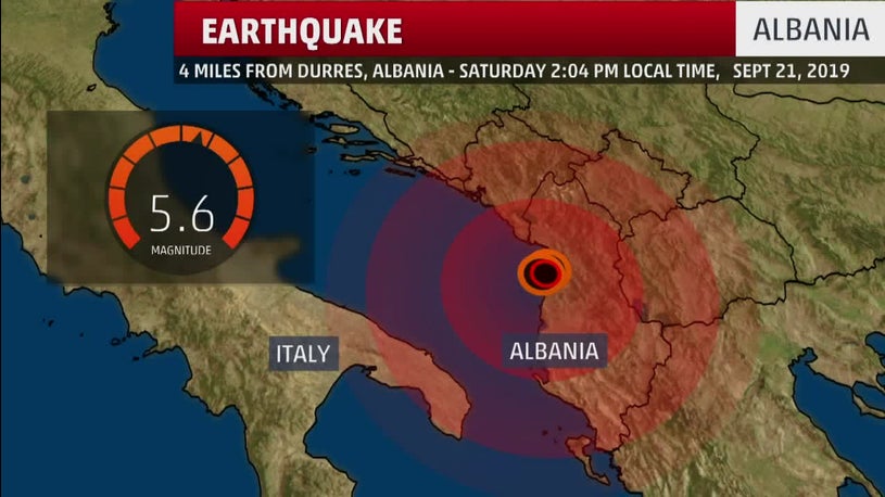 Albaniju pogodila serija potresa, više od 50 ljudi ozlijeđeno