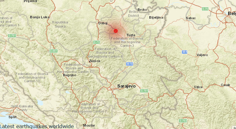 Još jedan potres u BiH