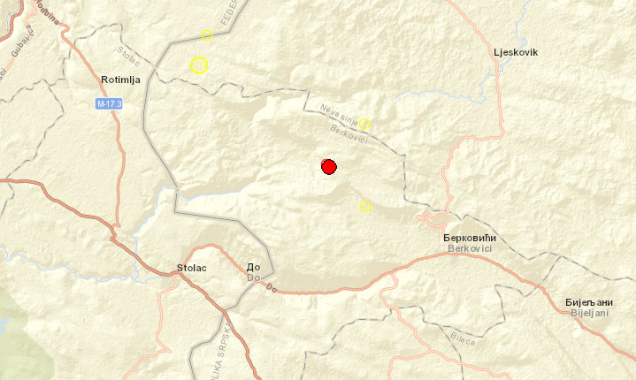 Ponovno se treslo tlo u blizini Stoca