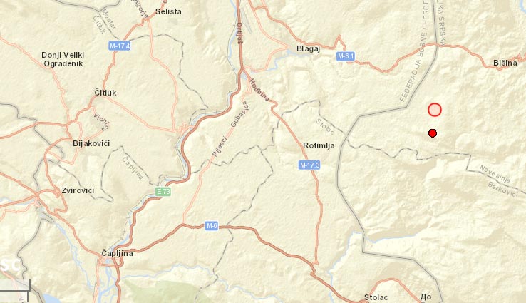 Novi potres zatresao Hercegovinu: Bilo je gadno!