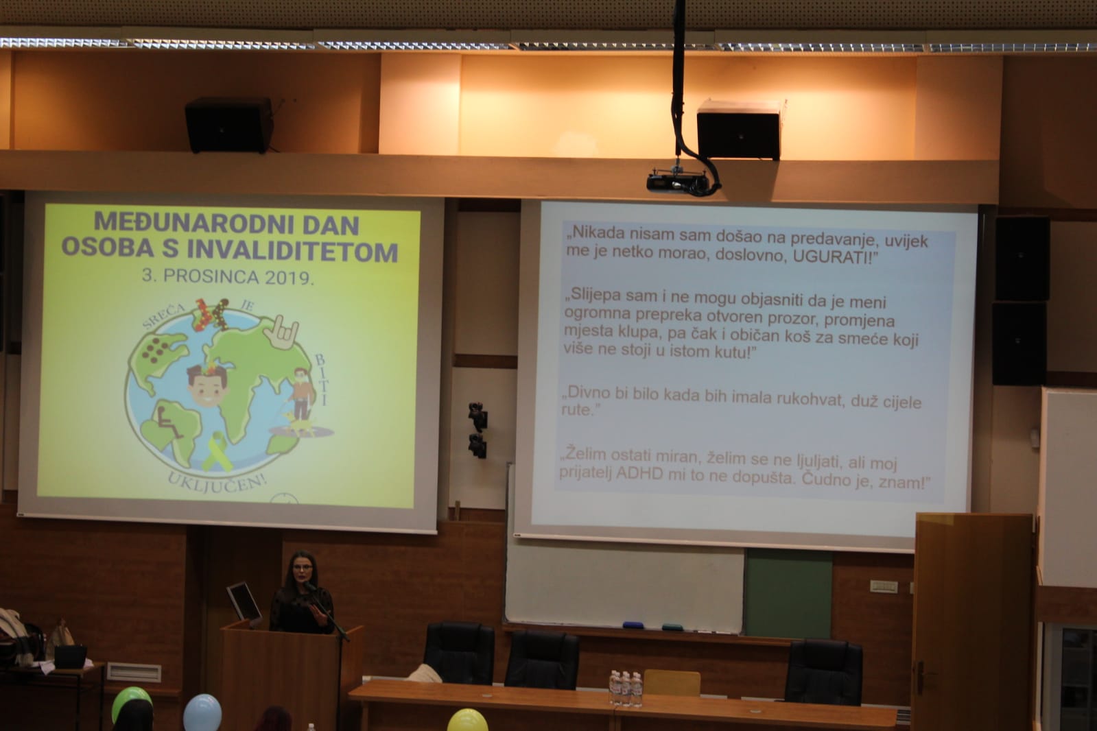 FOTO: Studenti edukacijske rehabilitacije obilježili dan osoba s invaliditetom