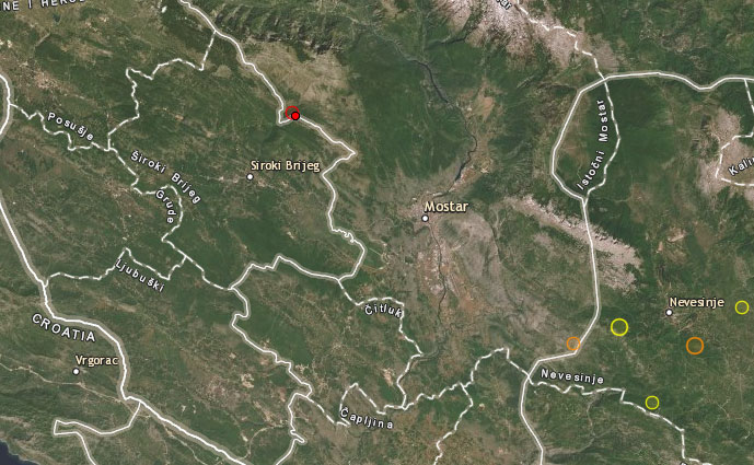 3,1 prema Richteru: Hercegovina se ponovno tresla