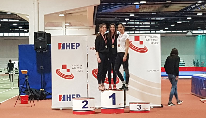Uspjeh atletičara Brotnja: Marija Ivanković treći put zaredom prvakinja Hrvatske u disciplini troskok