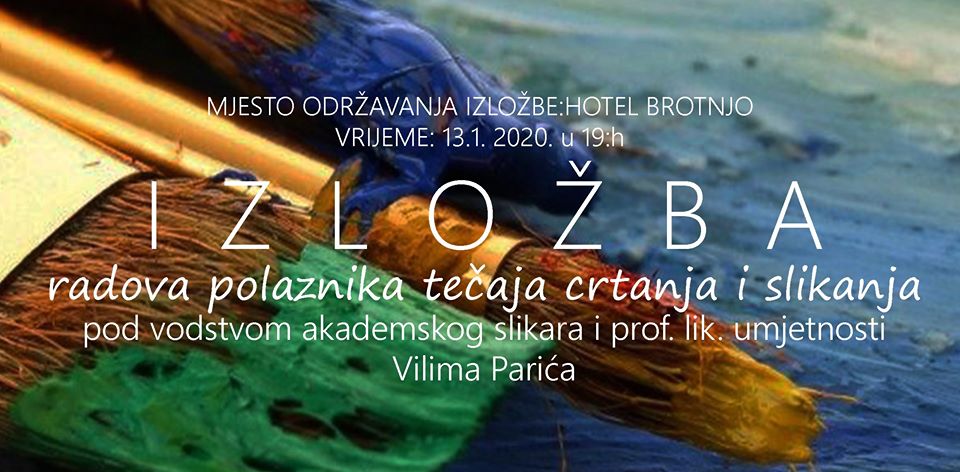 U ponedjeljak u Čitluku izložba radova polaznika tečaja crtanja i slikanja