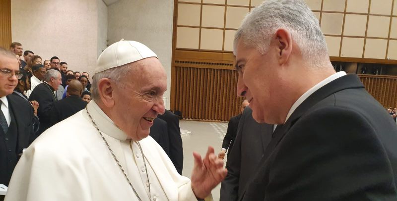 Čović u Vatikanu na općoj audijenciji kod Svetog Oca pape Franje