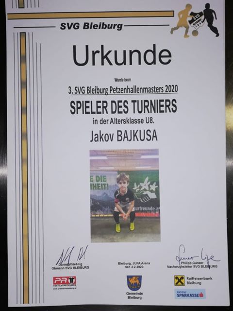 Škola nogometa AS Međugorje osvojila četiri zlatne medalje na turniru u Austriji