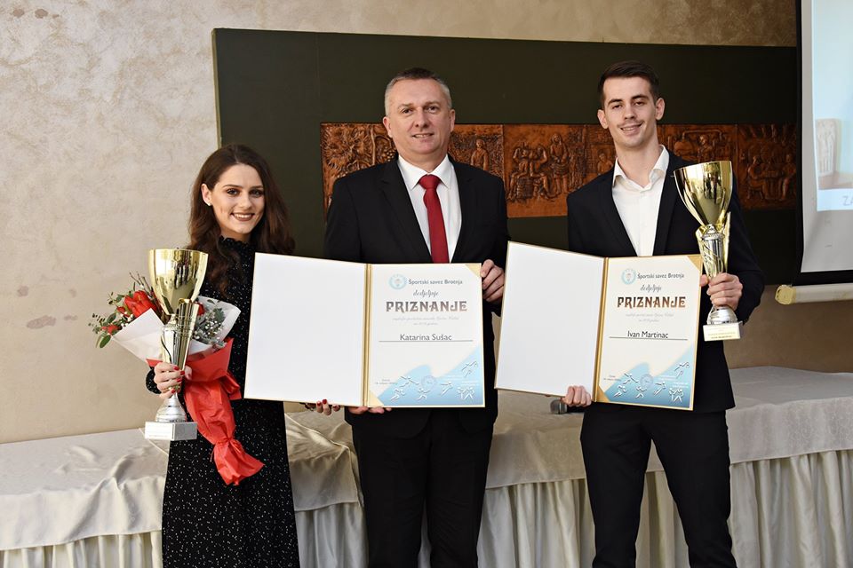 Katarina Sušac i Ivan Martinac najuspješniji sportaši općine Čitluk u 2019. godini