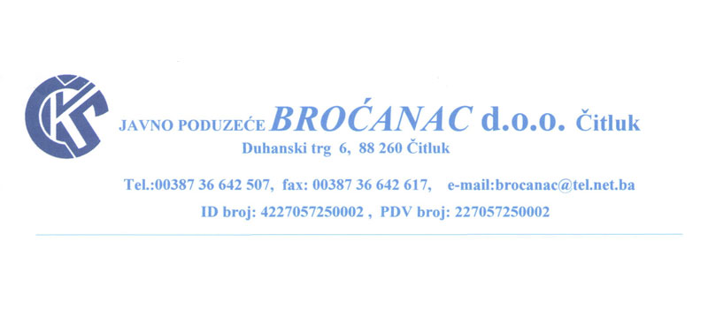 J.P. Broćanac: Obavijest za korisnike komunalnih usluga
