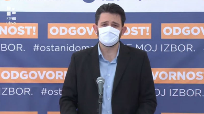 VIDEO Konferencija za medije Stožera civilne zaštite HNŽ-a