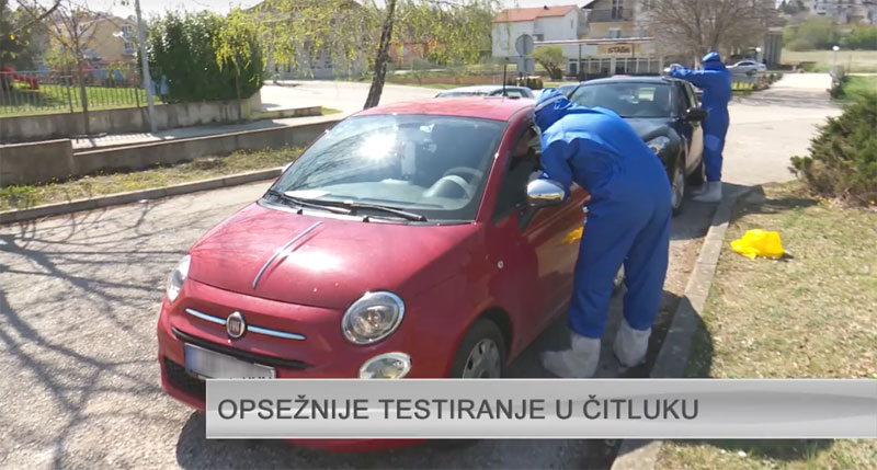 VIDEO Kako izgleda drive-in testiranje koje se provodi u Čitluku