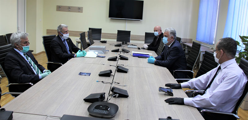 Predsjednik Vlade HNŽ Nevenko Herceg primio u posjet Ivana Sabolića veleposlanika RH u BiH