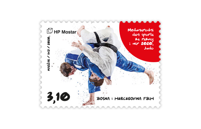 Prigodne marke Hrvatske pošte Mostar uz Međunarodni dan sporta za razvoj i mir