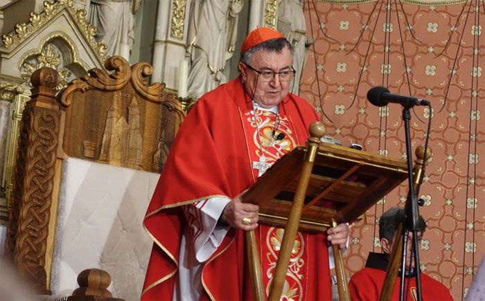 Kardinal Puljić predvodio Misno slavlje bez naroda na Cvjetnicu u sarajevskoj katedrali