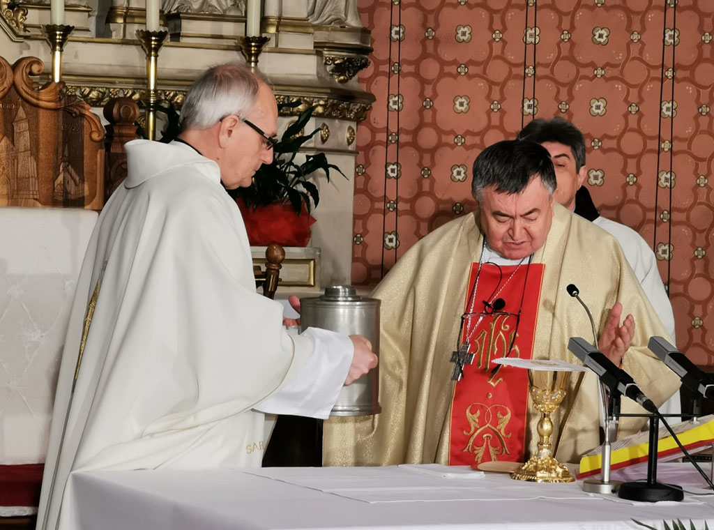 Misa posvete ulja u sarajevskoj katedrali Srca Isusova