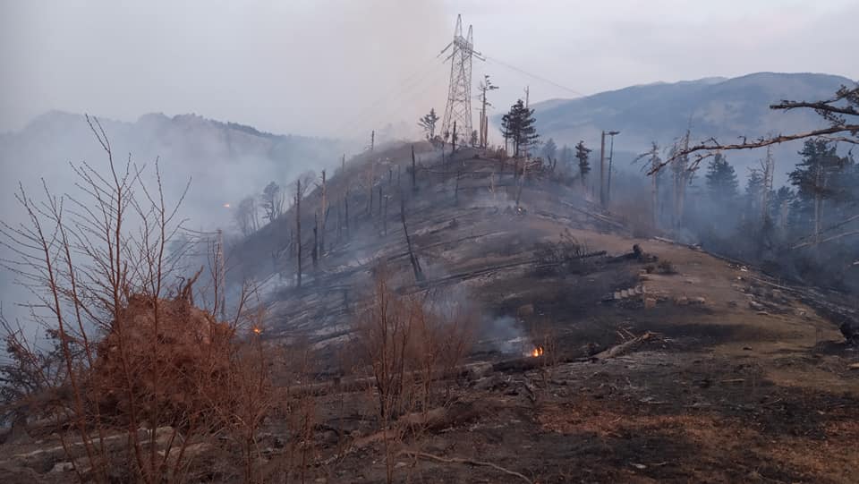 FOTO Evo kako izgleda Rujište nakon cjelonoćne borbe s požarom