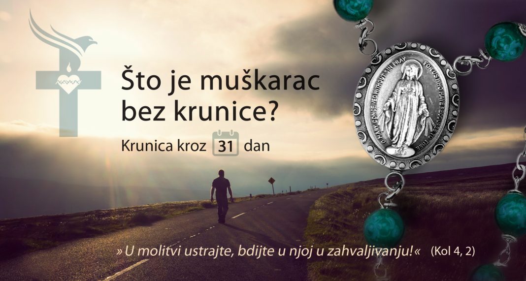 Inicijativa „Što je muškarac bez krunice?“ u marijanskom mjesecu svibnju