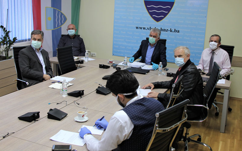 Održana koordinacija Vlade i Županijskog stožera civilne zaštite HNŽ