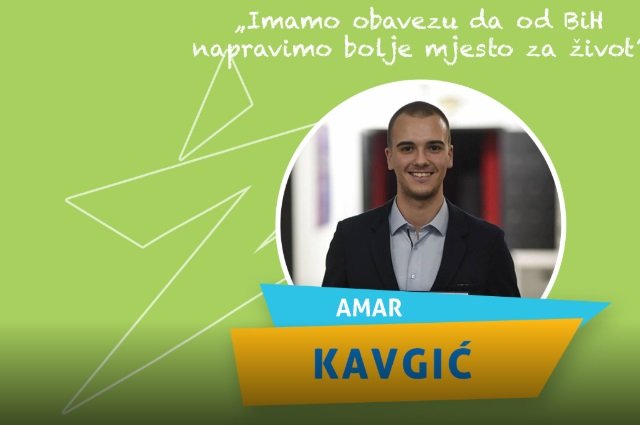 Amar Kavgić: ”Imamo obavezu da od BiH napravimo bolje mjesto za život”