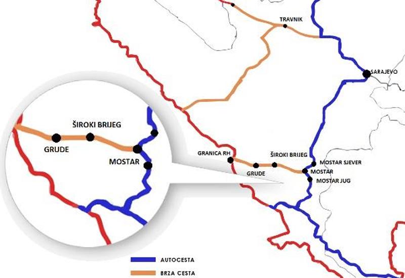 Tvrtka iz Čitluka sudjeluje u izradi idejnog i glavnog projekta brze ceste Mostar-Široki Brijeg-granica RH