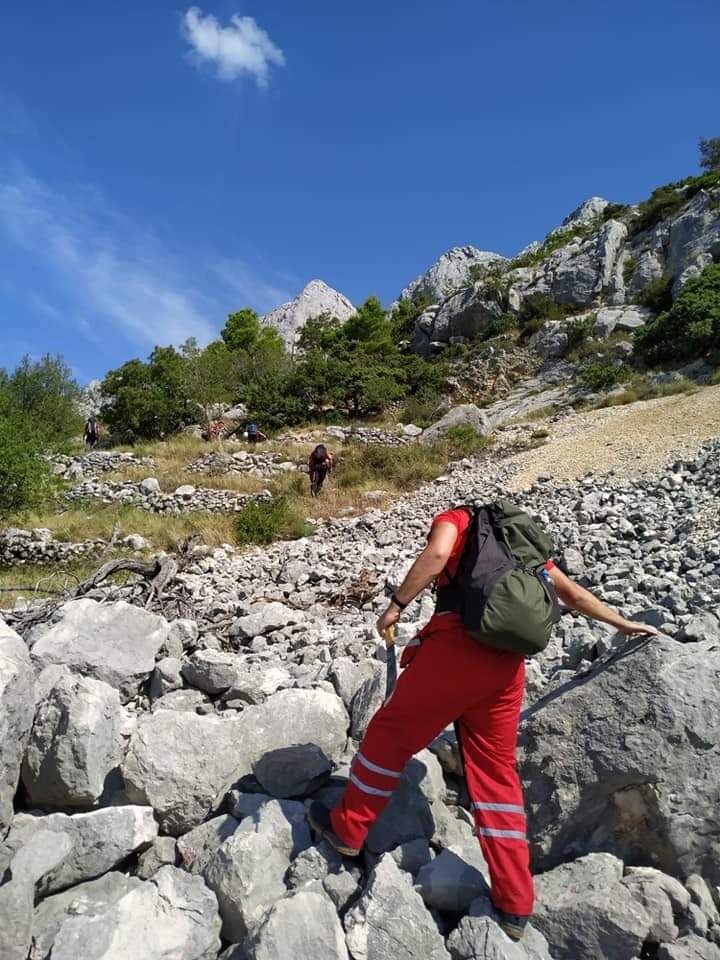 Pripadnici HGSS-a Čitluk na Biokovu tragali za nestalim Poljakom