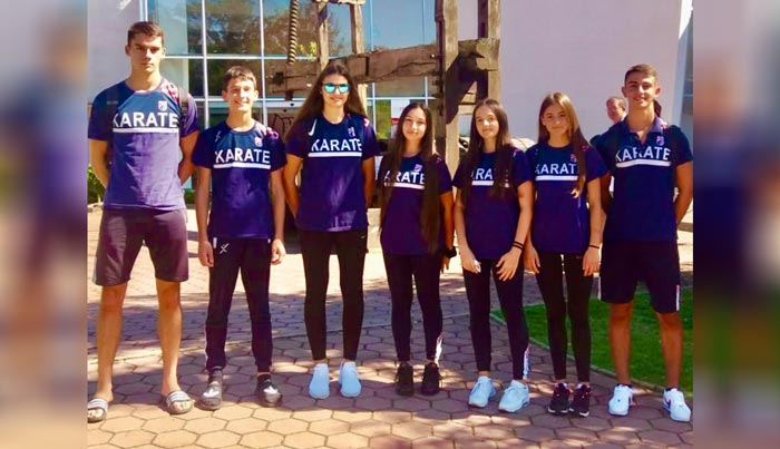 Sedam članova KK Brotnjo-Hercegovina ja pripremama karate reprezentacije Republike Hrvatske