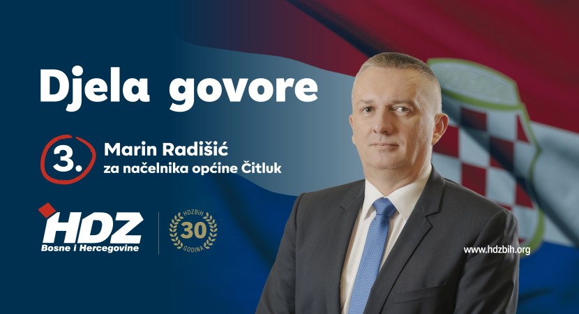 Obraćanje Marina Radišića Broćankama i Brotnjacima