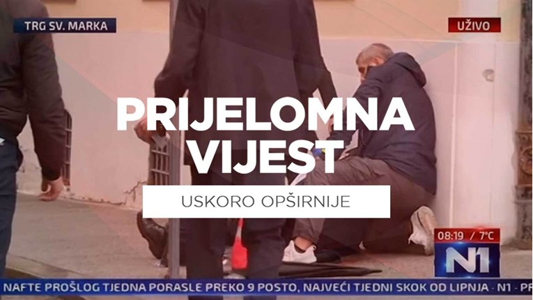 Zagreb: Ranio policajca ispred zgrade Vlade pa izvršio samoubojstvo