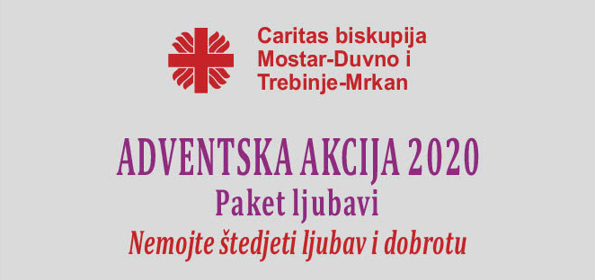 Hercegovina: Adventska akcija “Nemojte štedjeti ljubav i dobrotu!”