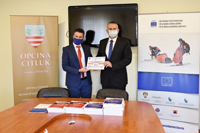 EU za bolju civilnu zaštitu: Općini Čitluk donirani planski dokumenti i oprema