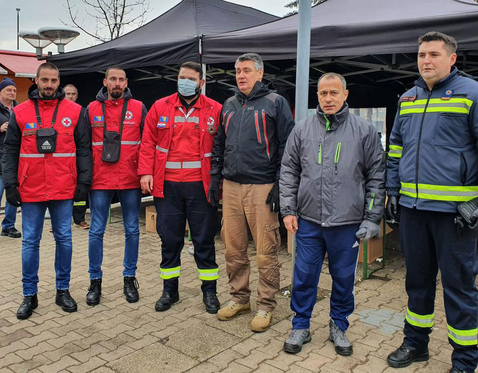 Milanović dočekao Hercegovce u Petrinji
