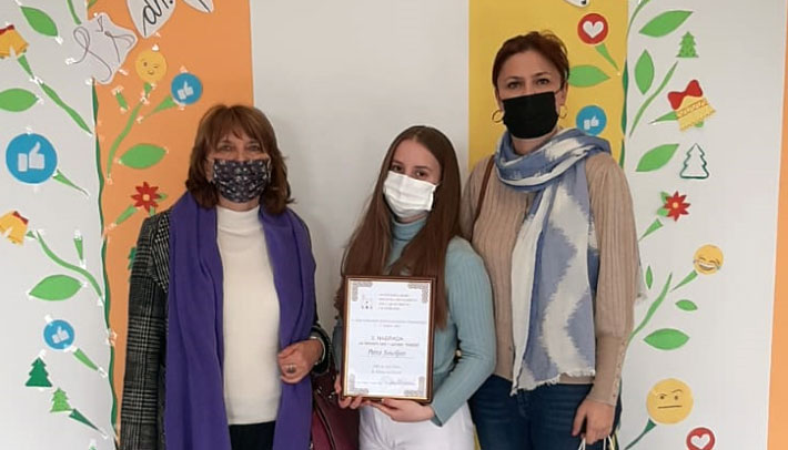 Petra Smoljan nagrađena drugim mjestom za svoju pjesmu „A sada ti, druže“