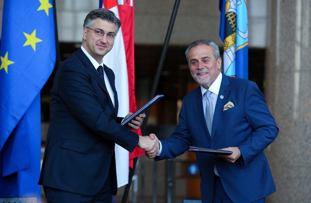 Plenković i Čović izrazili sućut povodom smrti Milana Bandića