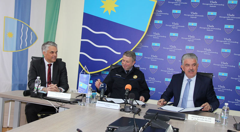 U Vladi HNŽ potpisan kolektivni ugovor sa Sindikatom policije