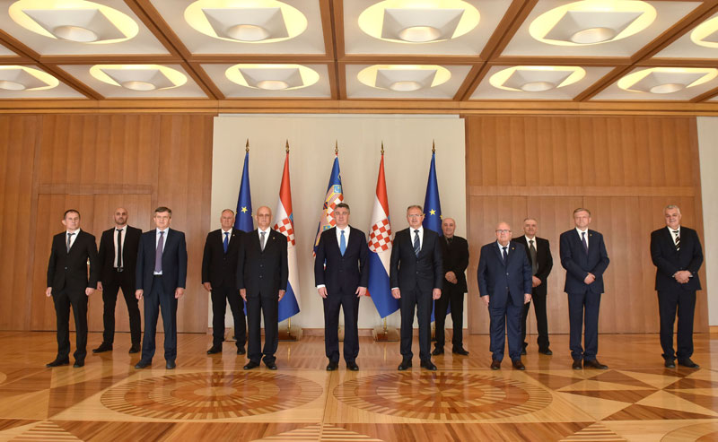 Milanović s časnicima HVO-a: Hrvatska će ustrajati u zaštiti prava Hrvata kao ravnopravnog i konstitutivnog naroda u BiH