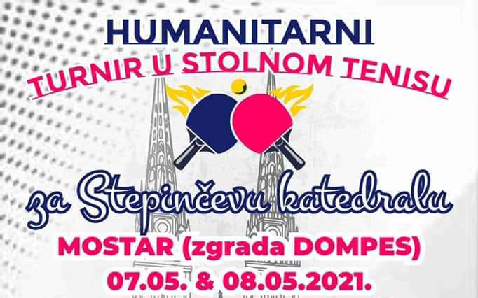 Dompes Mostar: Humanitarni turnir u stolnom tenisu za Stepinčevu katedralu
