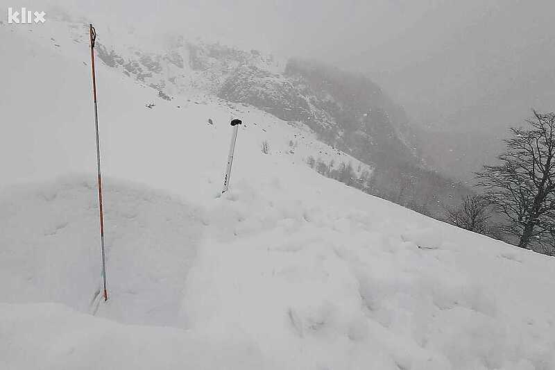 Na planini Visočici palo 2 metra snijega