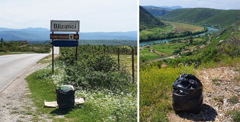FOTO: Broćanac pokrenuo akciju čišćenja okoliša uz prometnice na području Brotnja
