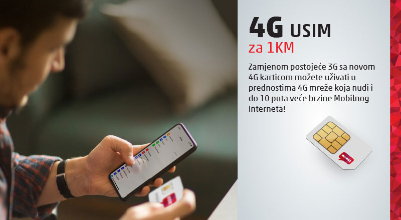 Na 4G mrežu za samo 1 KM