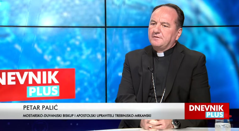 VIDEO Biskup Palić gostovao u programu RTV Herceg Bosne