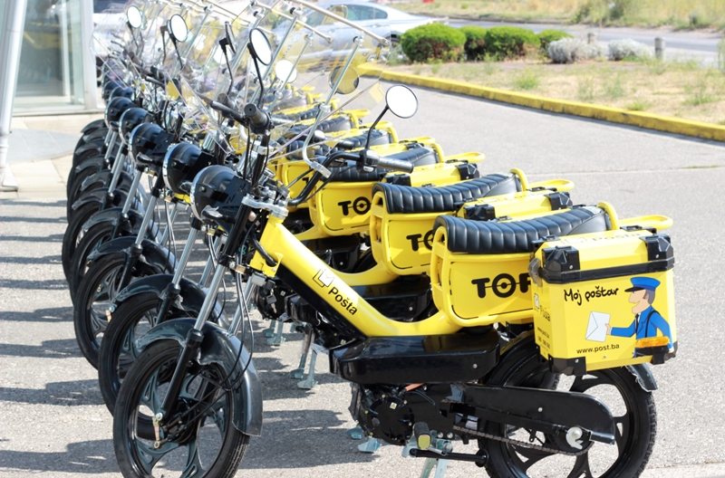 Električni mopedi za poštare Hrvatske pošte Mostar