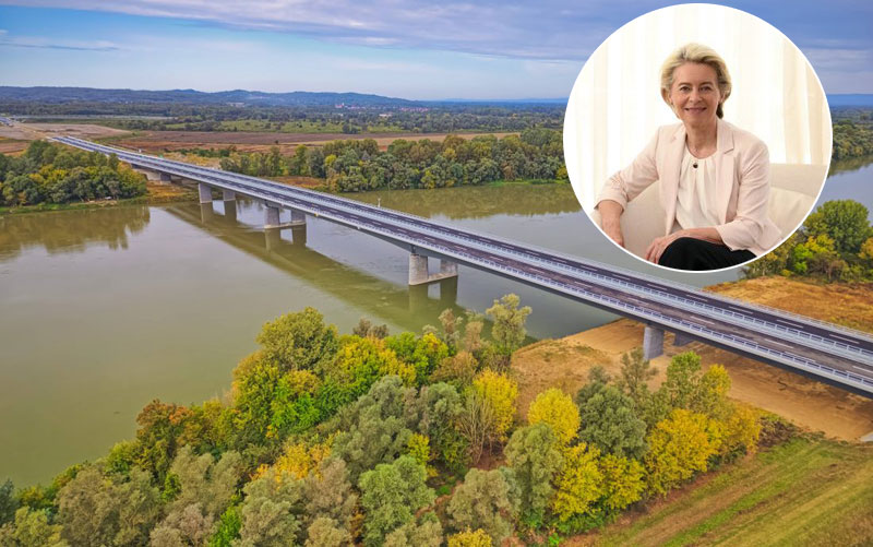 Predsjednica EK Ursula von der Leyen svečano će otvoriti most Svilaj