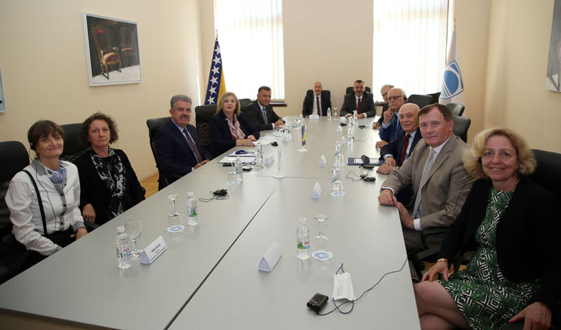 Suci Ustavnog suda BiH s nositeljima vlasti u HNŽ-u