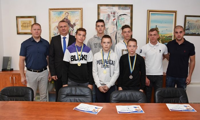 Upriličen prijem za članove Boksačkog kluba Brotnjo